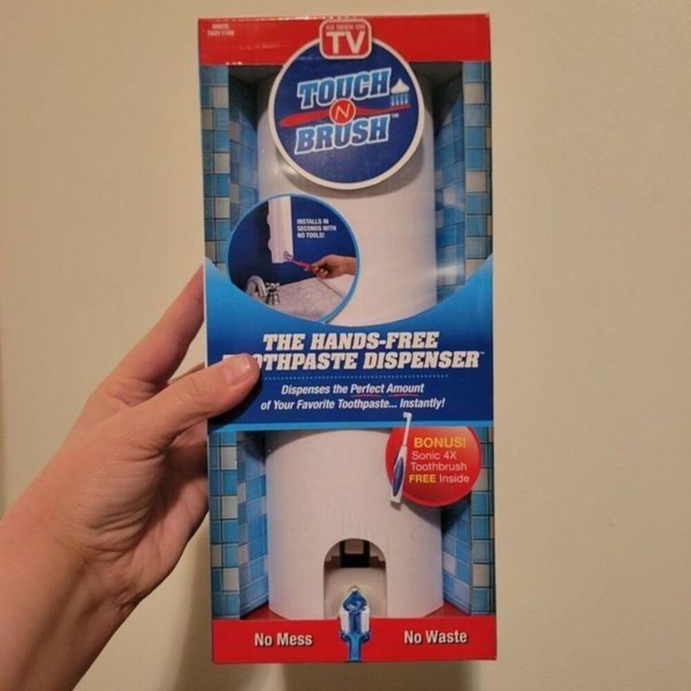 Touch N Brush Hands-Free Toothpaste Dispenser